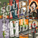 Halloween Tarot PNG Collection