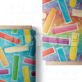 Rainbow Freeze Pops Seamless