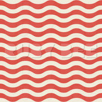 Wavy Red & Beige Stripes Seamless