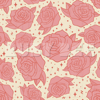 Faded Tattoo Rose Seamless Bundle