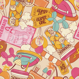 Retro Pink Carnival Seamless File