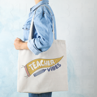 Teacher Vibes Pennant PNG