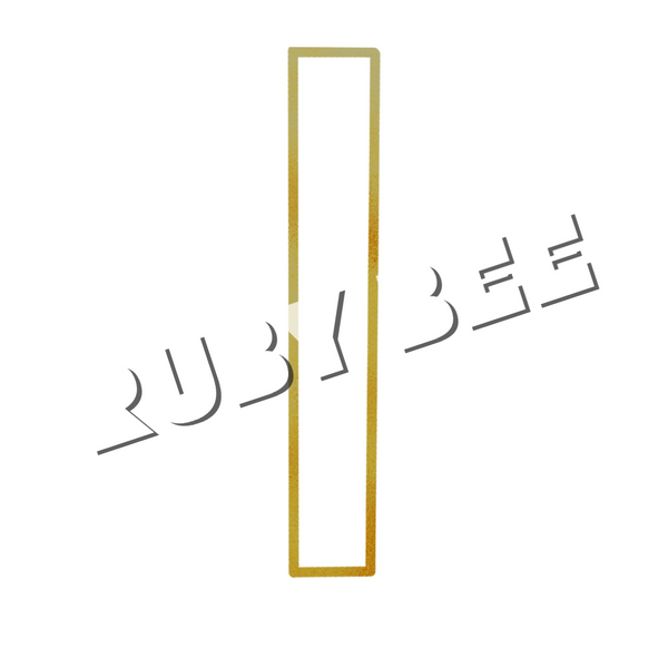 Straight & Narrow Clip Mockup (Gold)