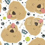 Golden Retriever Seamless File