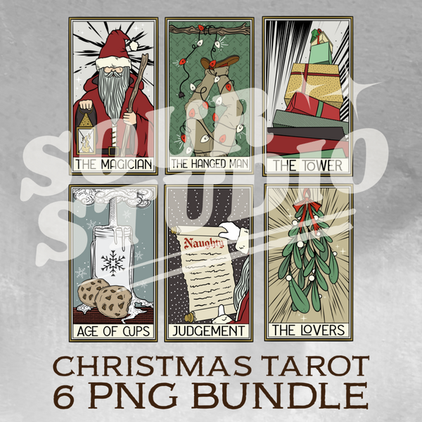 Christmas Tarot PNG Bundle