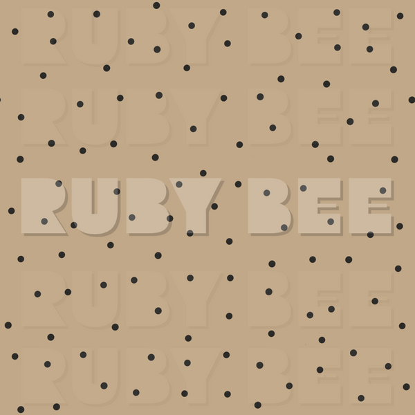 Neutral Dots -  Black & Tan