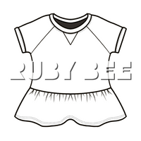 SS Skirted Raglan Mock Up