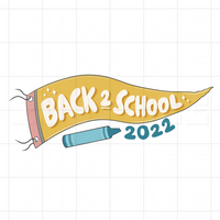 Back to School Pennant PNG