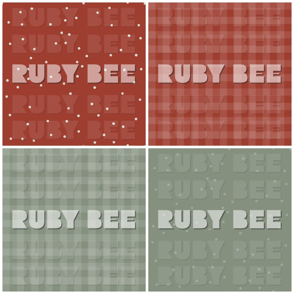 Muted Christmas Tree Coordinates (4 Files)