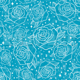 Pool Water Roses Seamless